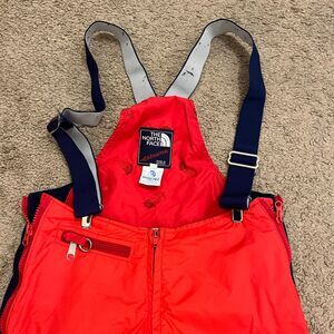 Vintage The North Face Extreme Red Gore-Tex Bib Pant Made in USA | Size 8